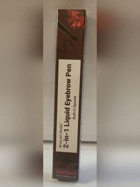 ¡Method 2 in 1 Liquid Eyebrow Pen Black/Brown NEW